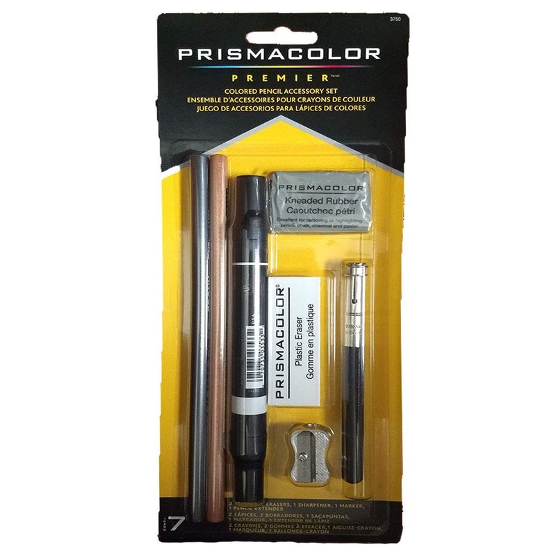 Prismacolor Sanford 3750 Prismacolor Colored Pencil Accessory Set, 7-Piece