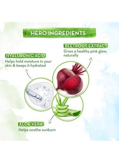 Mamaearth Beetroot Hydraful Sunscreen With Hyaluronic Acid 50 G |Spf 50 & Pa++++ | Uva & B Protection | Hydrates Skin | For Oily Combination & Dry Skin | No White Cast  - Image 4