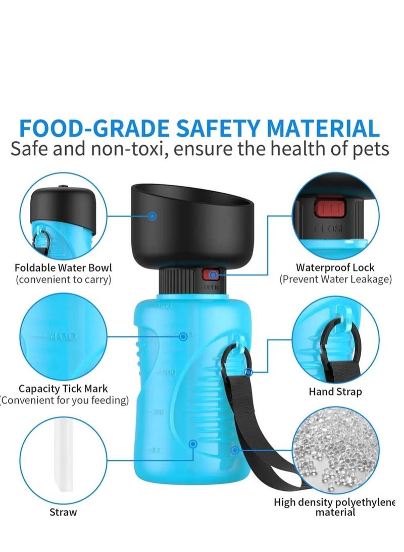 XiuWoo Pet Water Bottle for Dogs  Dog Foldable Leak Proof Travel Dispenser Lightweight & Convenient Outdoor Walking  Hiking - Image 3