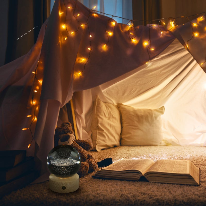 🏠 ضوء ليلي بتصميم كرتوني كريستالي للديكور المكتبي والمنزلي بجودة عالية - Image 5