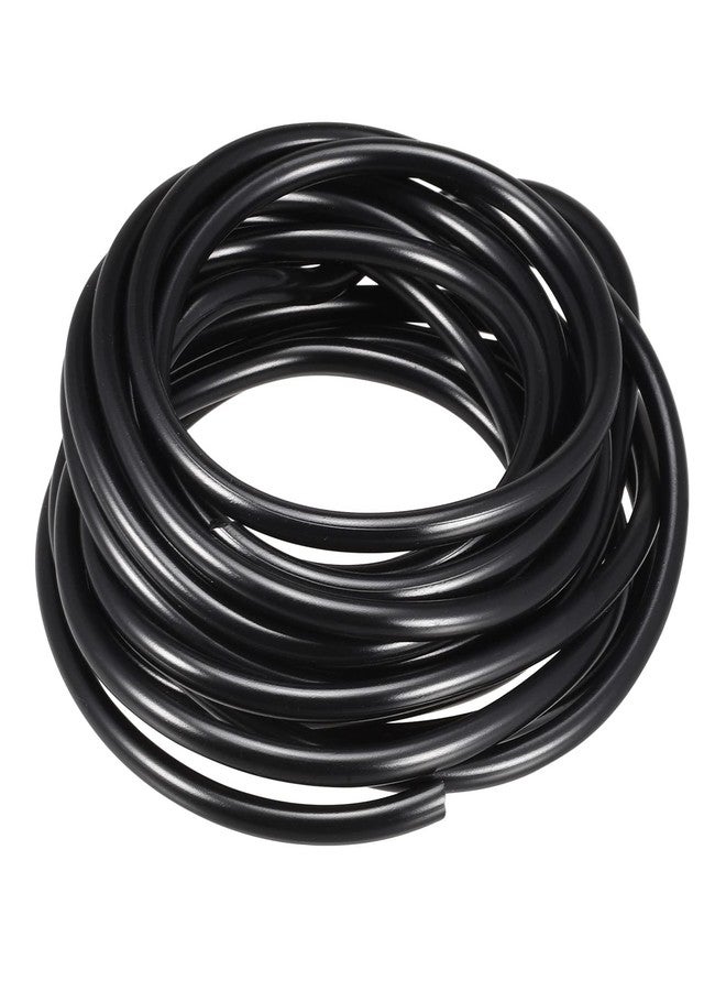 MECCANIXITY Solid Rubber Cord Tubing 10ft 4mm Dia Black Rubber Tube for DIY Craft Beading Necklaces Bracelet - Image 1