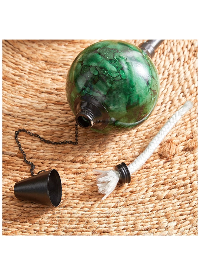 Home Box Eden Glazing Ball Fibreglass and Metal Garden Torch 9 x 171 x 9 cm  - Image 5