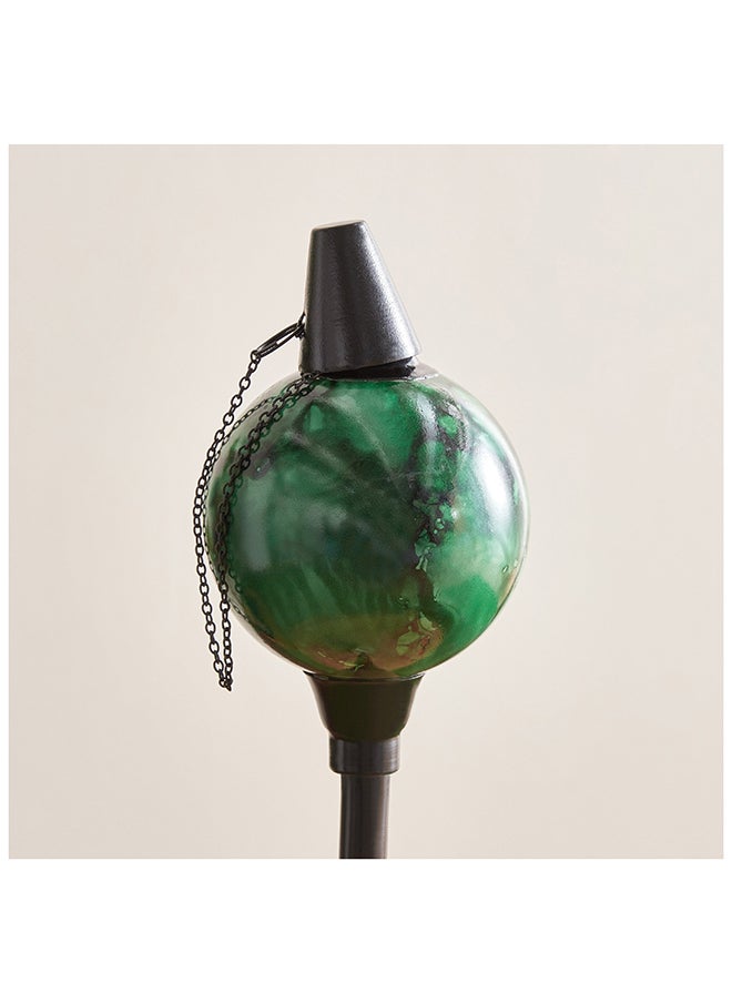 Home Box Eden Glazing Ball Fibreglass and Metal Garden Torch 9 x 171 x 9 cm  - Image 2