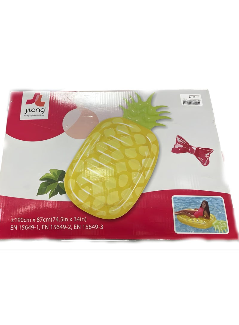 جيلونج بساط حمام سباحة على شكل أناناس قابل للنفخ190سم,87سم - Image 4