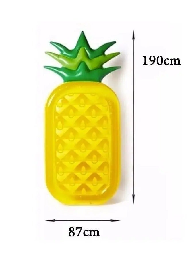 جيلونج بساط حمام سباحة على شكل أناناس قابل للنفخ190سم,87سم - Image 3