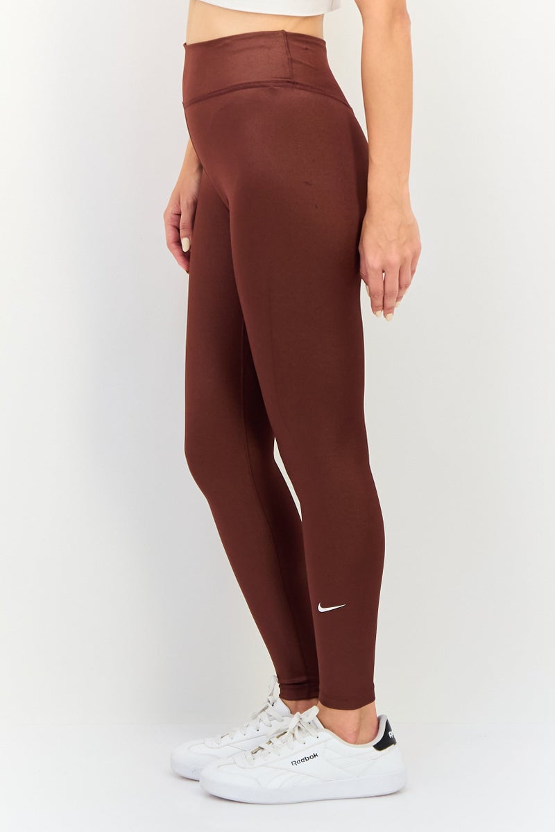 Nike Women Tight Fit Training Leggings, Brown - Image 4