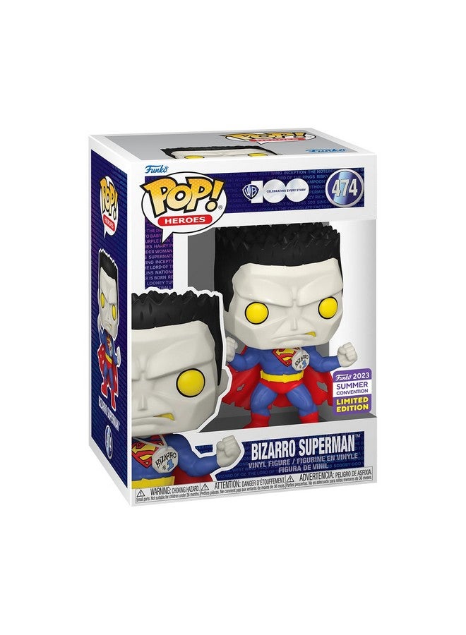 Funko Pop! DC Heroes Bizarro Superman Shared SDCC Convention 2023 Vinyl Figure Collectibles - Image 4