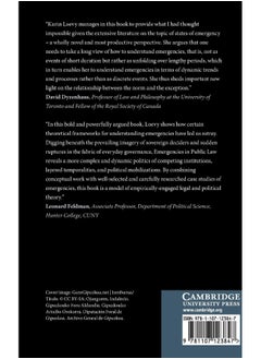 Emergencies in Public Law: The Legal Politics of Containment  - Image 3