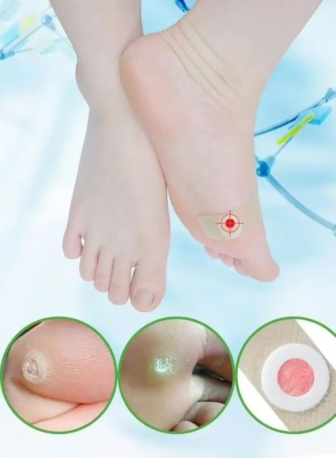 سوميفون 42 قطعة من رقعة إزالة مسامير القدم - ضمادة طبية لإزالة الكالو بسرعة وفعالية، علاج بمكونات طبيعية للمسامير والثآليل الأخمصية، مزيل لمسامير القدم للبشرة القاسية، رقعة حماية من البثور للمسامير والثآليل، شرائط إزالة الثآليل للعناية بالقدمين - Image 4