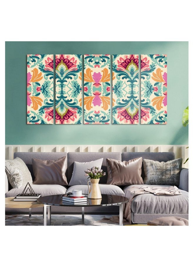 Paper Plane Design - PAPER PLANE DESIGN Soothing Wall Decor - Large Abstract Landscape Painting on Canvas for Living Room, Bedroom, and Office Walls - 27 x 50 Inches (B) - Image 1