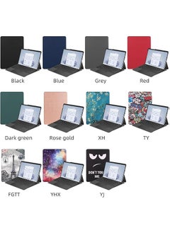 erorex Compatible With Surface Pro 9 Case Pu Leather Flip Stand Hard Pc Back Cover For Funda Surface Pro 9 Tablet Case Rose Gold  - Image 2