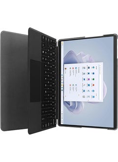 erorex Compatible With Surface Pro 9 Case Pu Leather Flip Stand Hard Pc Back Cover For Funda Surface Pro 9 Tablet Case Rose Gold  - Image 5
