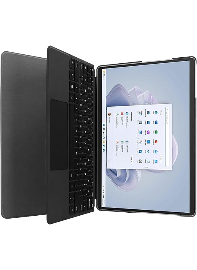 erorex - Compatible With Surface Pro 9 Case Pu Leather Flip Stand Hard Pc Back Cover For Funda Surface Pro 9 Tablet Case Rose Gold - Image 1