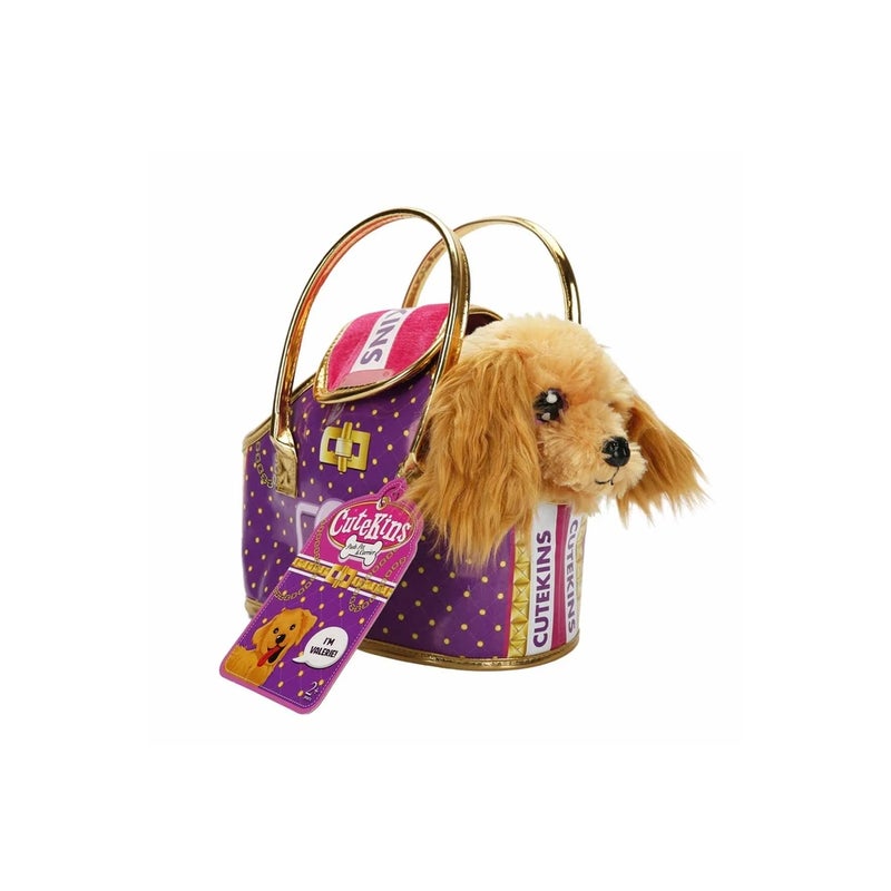 FunVille - CuteKins Plush Dog with A Carry Case - 35058 - Image 1