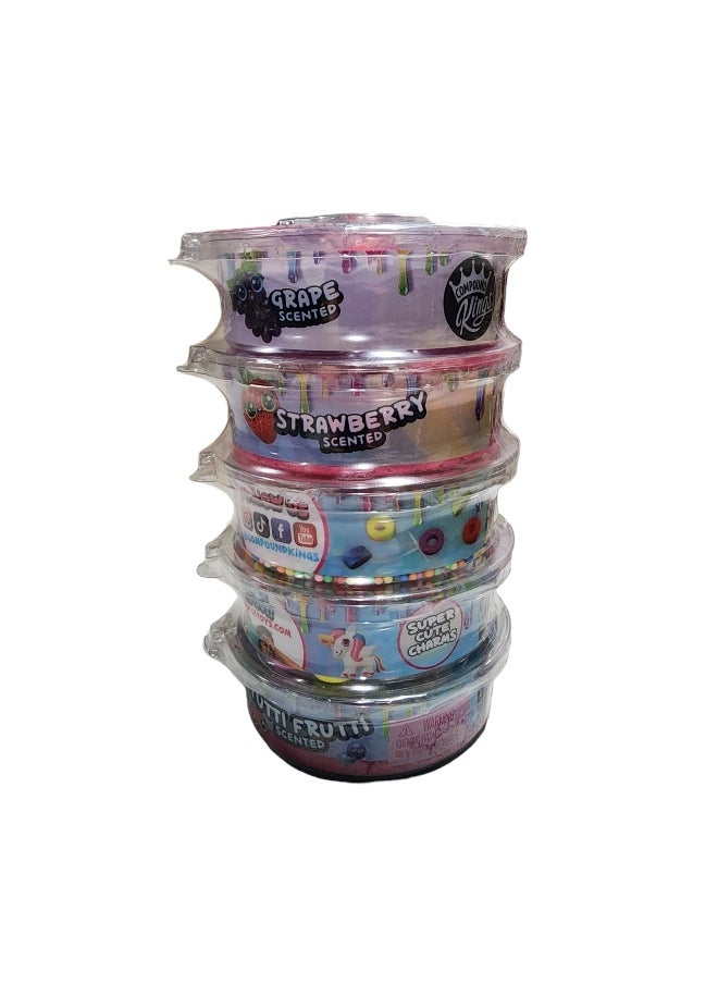 Colored Modeling Clay Set - 5 Packs - 290 grams