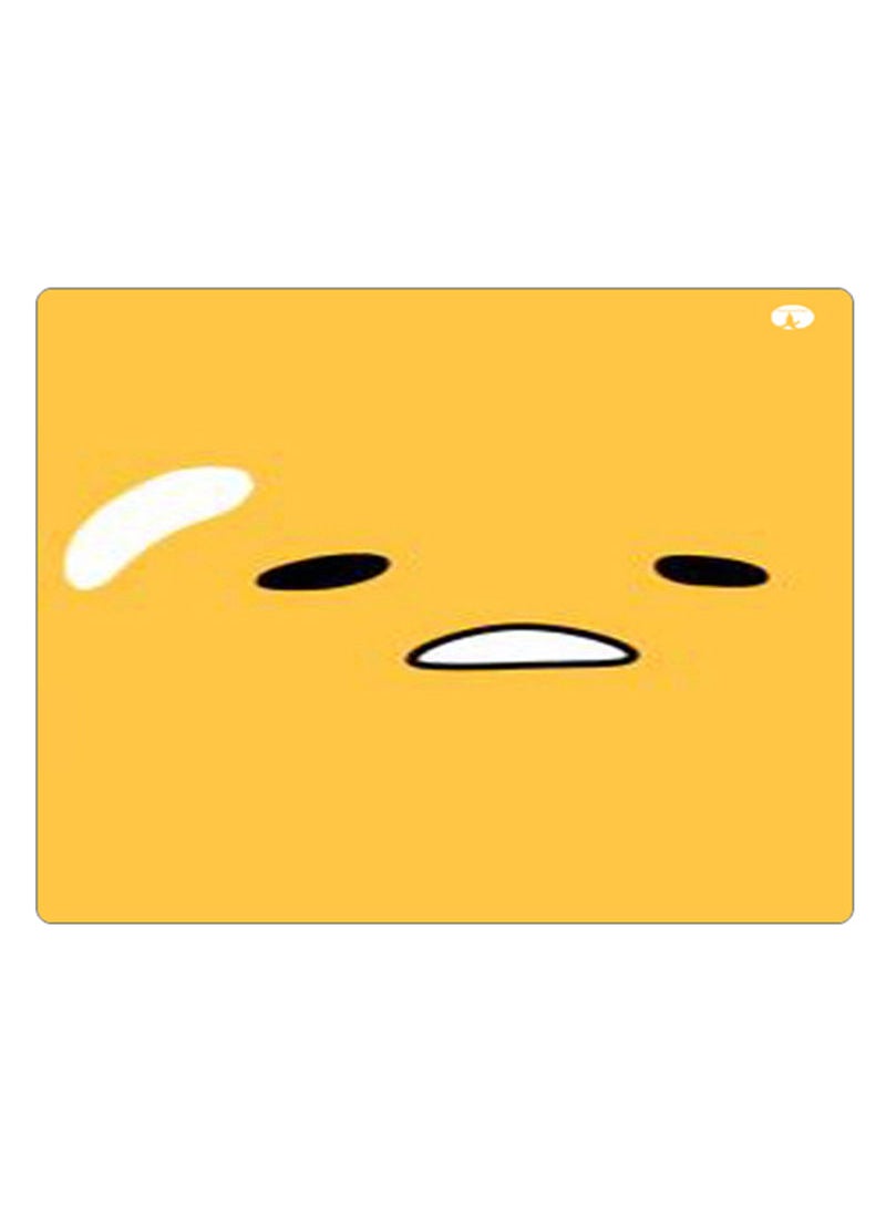 RKN Printed Anti-Slip Gaming Mouse Pad Yellow White Black 