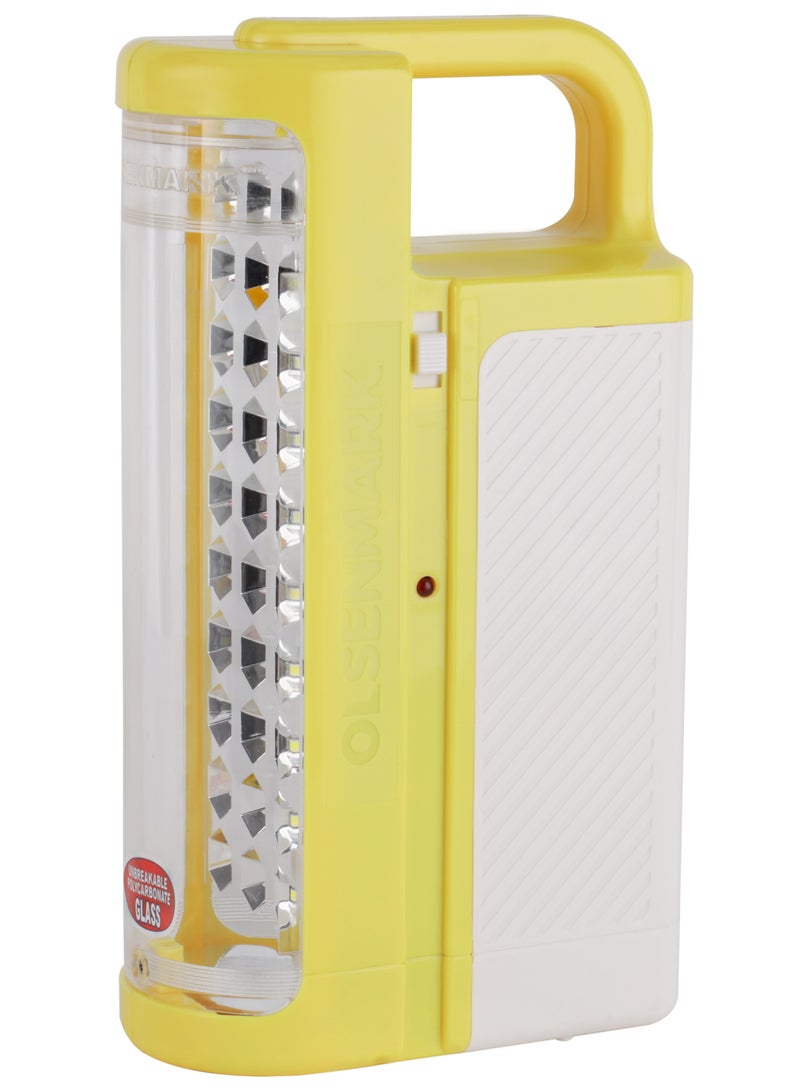 Olsenmark 2 في 1 فانوس طوارئ LED قابل لإعادة الشحن OME2836، 30 مصباح LED SMD فائق السطوع، موفر للطاقة، حماية من الشحن الزائد - Image 3