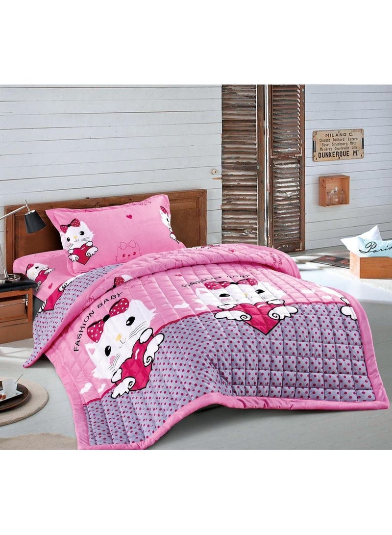 مينج لي مفرش اطفال رسوم مخمل مضغوط ناعم