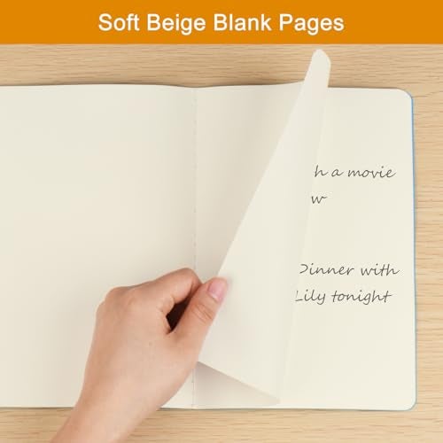 ZCZN 24 Pack Colorful Blank Notebooks Bulk, A5 Journals with 12 Colors, 60 Pages/30 Sheets, 8.3x5.5 Inch, Plain Paper, Travel Writing Journal Notebooks for Work & School - Image 4