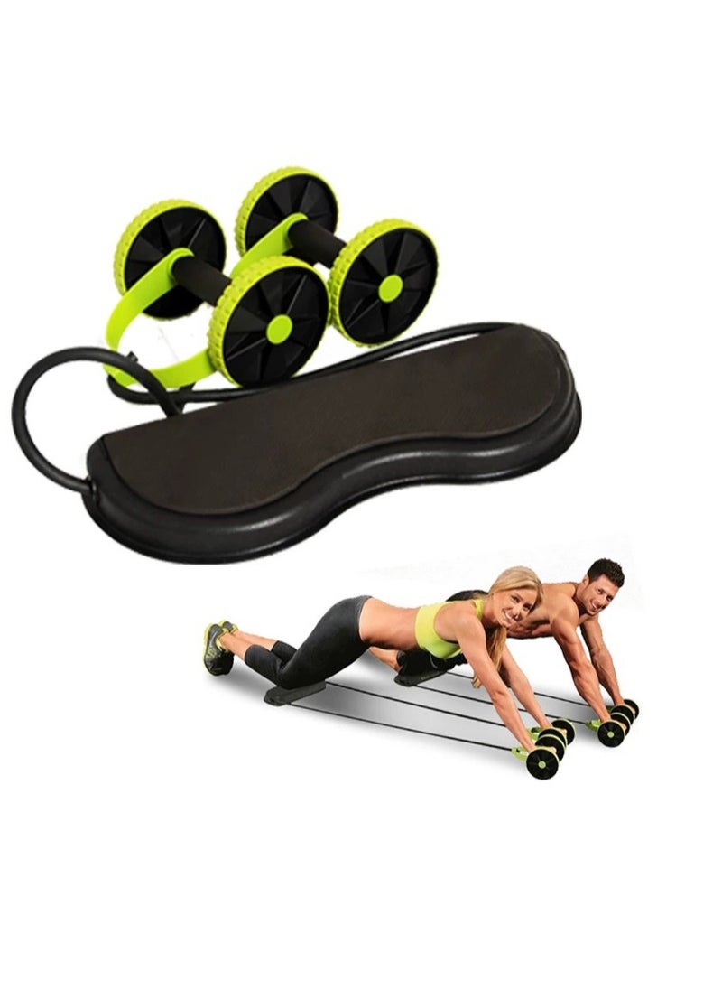YOMA New Sport Core Double Ab Power Ab Roller Ab Wheel Fitness Abdominal Exercises Equipment  - Image 1