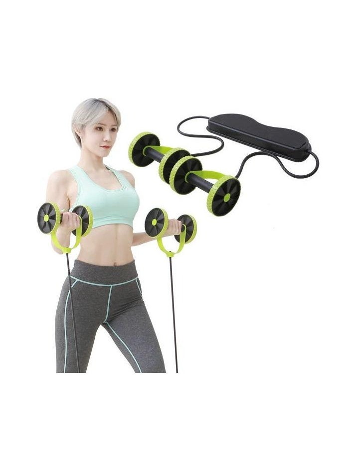 YOMA New Sport Core Double Ab Power Ab Roller Ab Wheel Fitness Abdominal Exercises Equipment  - Image 4