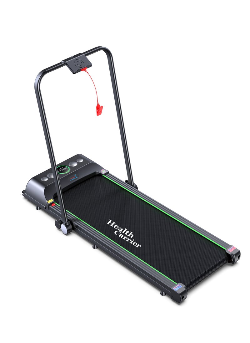 HC-T505 Slim Portable Treadmill with handle Bar LED Display, with Wireless Remote Control, 120kg weight capacity Under Desk Running Walking Machine Treadmill - pzsku/ZCA10392D95A3478BC5E1Z/45/_/1690113661/910be08f-f81c-4da2-9366-4a7f4bb4e60c