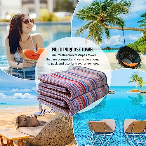 Ambra Linens 500 GSM Highly Absorbent Bath Towels Set, 100% Cotton, Soft and Plush, All Seasons Use, Extra Large, Cabana Style, Best for Pool, Beach, Spa, Gym (Grey Boat) - Image 4