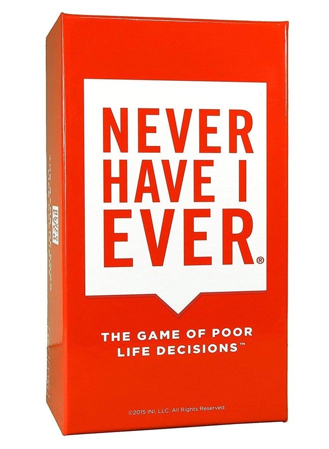 DTR Creation Never Have I Ever Card for Adults Party Game – The Game of Poor Life Decisions Card Game for Family & Friends (Ages: 17 Years & UP, Players: 4-12+) - Image 1