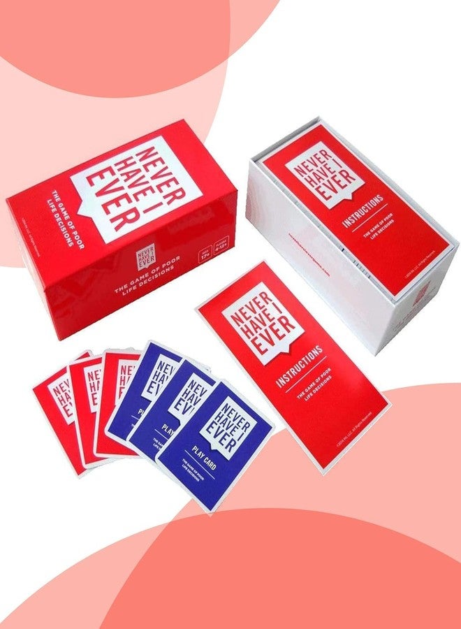DTR Creation Never Have I Ever Card for Adults Party Game – The Game of Poor Life Decisions Card Game for Family & Friends (Ages: 17 Years & UP, Players: 4-12+) - Image 2