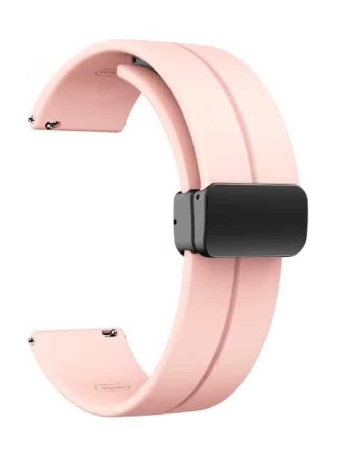 TIGER 22mm Magnetic Watch Band with Quick Release – Soft Silicone Sport Strap for Men | Skin-Friendly, Sweat-Resistant & Lightweight Wristband | Stylish & Adjustable Fitness Watch Band for Daily Wear | Compatible with Smartwatches with 22mm Lugs - Image 2