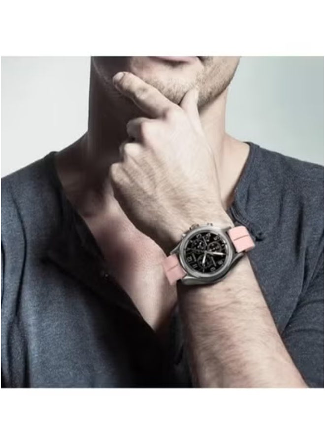 TIGER 22mm Magnetic Watch Band with Quick Release – Soft Silicone Sport Strap for Men | Skin-Friendly, Sweat-Resistant & Lightweight Wristband | Stylish & Adjustable Fitness Watch Band for Daily Wear | Compatible with Smartwatches with 22mm Lugs - Image 4