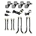 RampCrab High Clearance 4 Links Set for AX24 Front Rear Extend 6mm Stainless Steel Links Set Upgrade Parts for AX24 XC1 124 RC Crawler Car Upgrade Accessories - Image 2