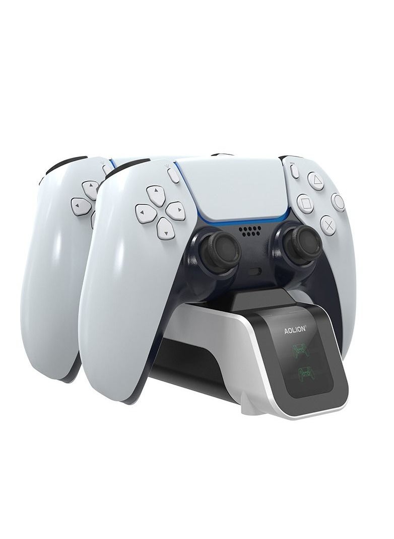 AOLION PS5 Controller Charger for PlayStation 5 Console DualSense Controllers Dock Station  - Image 1