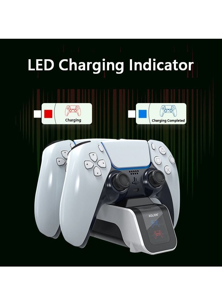 AOLION PS5 Controller Charger for PlayStation 5 Console DualSense Controllers Dock Station  - Image 3