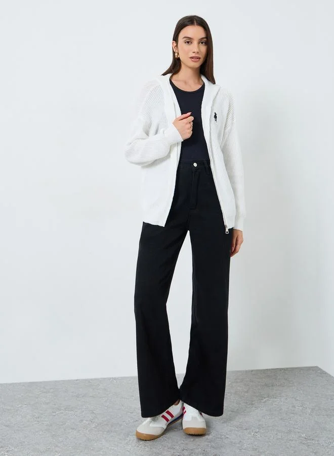 تايك تو كاردغان محبوك بغطاء رأس وسحاب