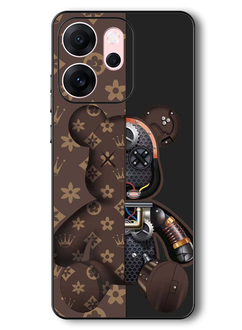 Theodor Case Compatible with Oppo Reno 14 F 6.57 Inch Protection Shockproof Bumper Cover Kaws - Image 1