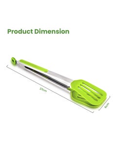 Sweet Home Sweet Home Stainless Steel Kitchen Tongs with Silicone Head Heat Resistant Extra Long Silicone Cooking Tong Including BPA Free Silicone Tips with Sturdy Non Stick Rubber Tips  - Image 3