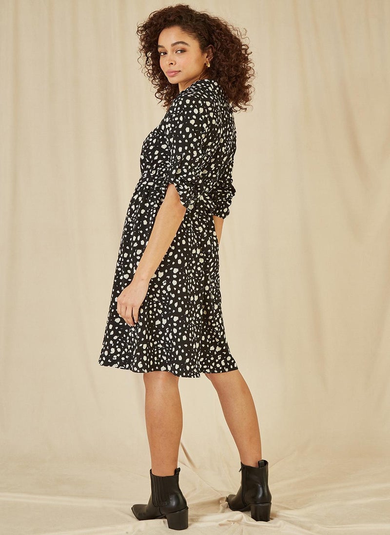 MELA LONDON Belted Printed Dress - Image 5