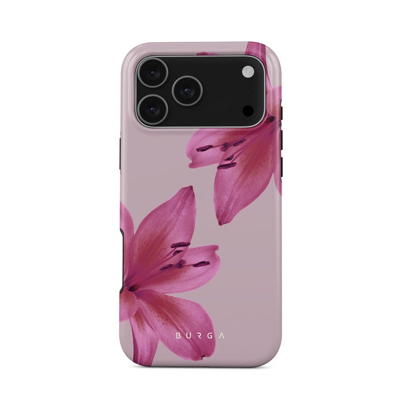 BURGA iPhone 17 Pro Max Fragile Beauty Premium Case Compatible with Hybrid Dual-Layer Hard Shell + Silicone Protection - Scratch-Resistant Shockproof Mobile Cover - Image 1