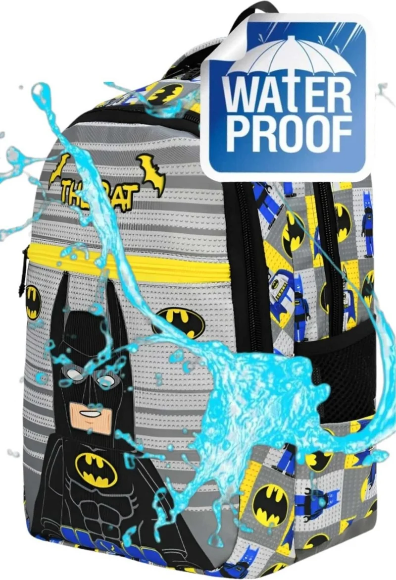 تيزجيلسين Waterproof Lunch Bag Orthopedic 3 Compartment Primary School Bag Middle School Bag School Bag