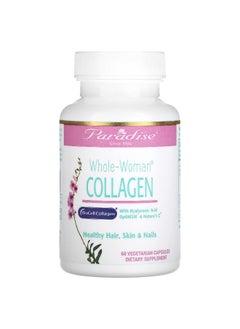 Paradise Herbs Paradise Herbs, Whole-Woman Collagen, 60 Vegetarian Capsules  - Image 1