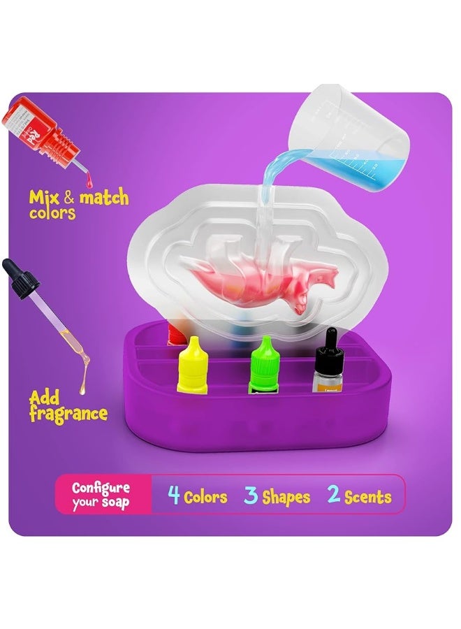 Dan&Darci Dino Soap Making Kit For Kids, Dinosaur Science Toys Kits, Easter Gifts For Kids All Ages, DIY Activities Craft Kits - Art Crafts Gift Set For Boys And Girls, Kid Age 3 4 5 6 7 8 12 Year Old Boy - Image 3