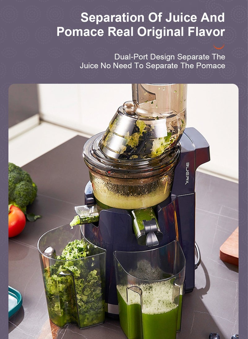 ET-LIFE Slow Masticating Juicer, Slow juicer, Fruit/Vegetable Juicer, Cold Press Juicer with High Output - Image 3