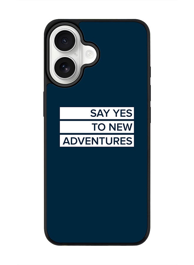 Stylizedd iPhone 17 Case, [Compatible with MagSafe] Slim Magnetic cover Phone Case iPhone 17 -Say yes to new adventures - Image 1
