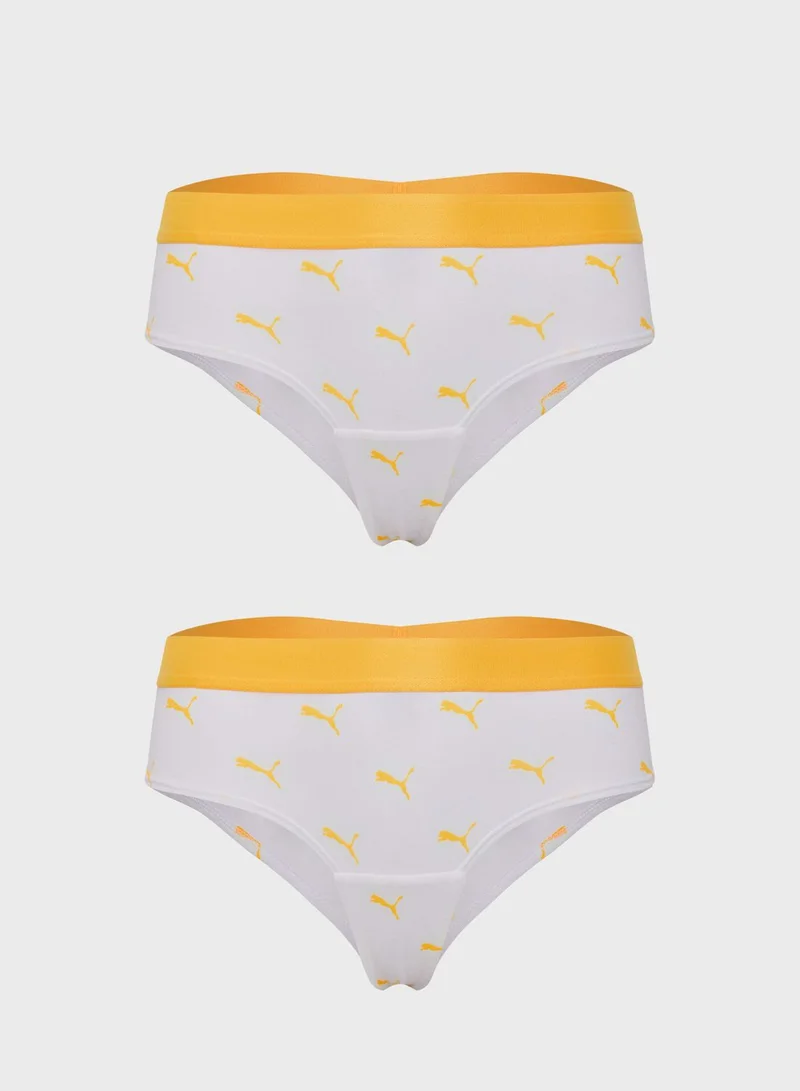 PUMA 2 Pack Of Cat Logo Brazilian Briefs