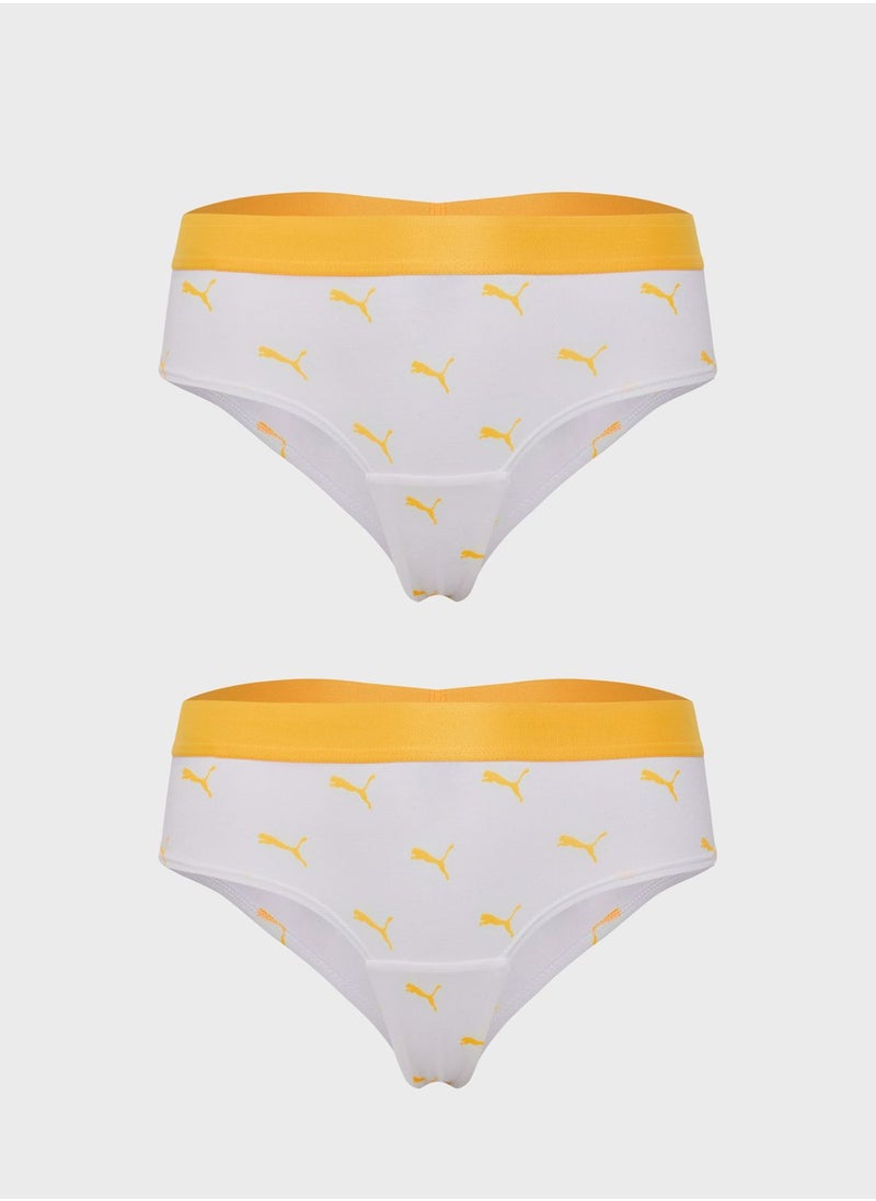 PUMA - 2 Pack Of Cat Logo Brazilian Briefs - Image 1