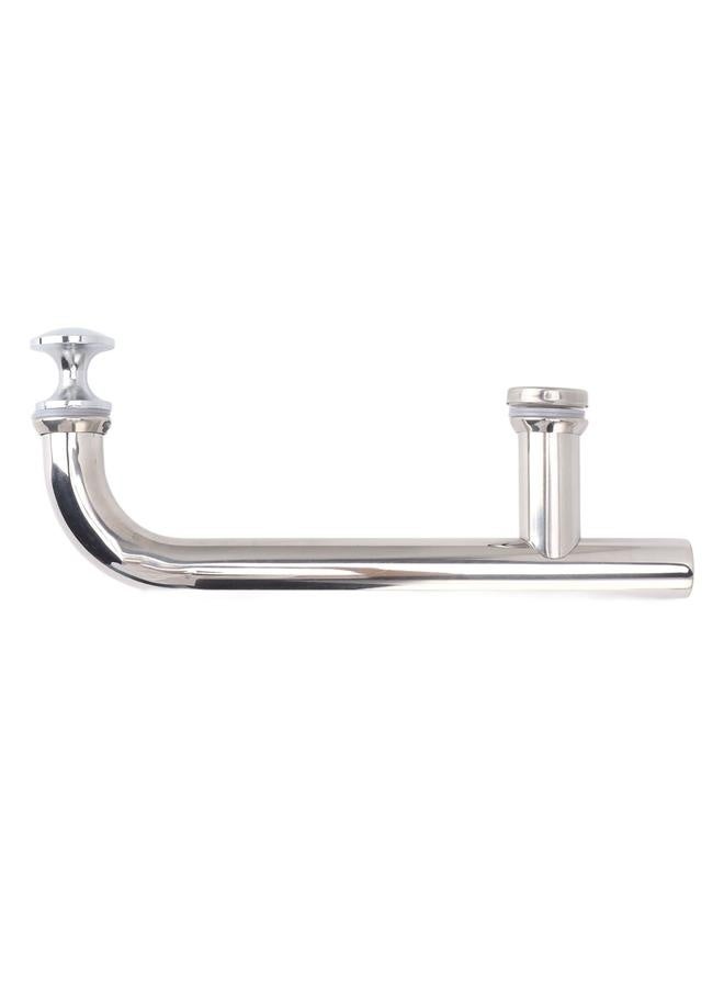 NIBEMINENT Barn Door Pulls Thicken Sliding Door Handles Curved F Type Heavy Duty Stainless Steel Barn Door Handle for Toilet Shower Room 304 Stainless Steel  - Image 4