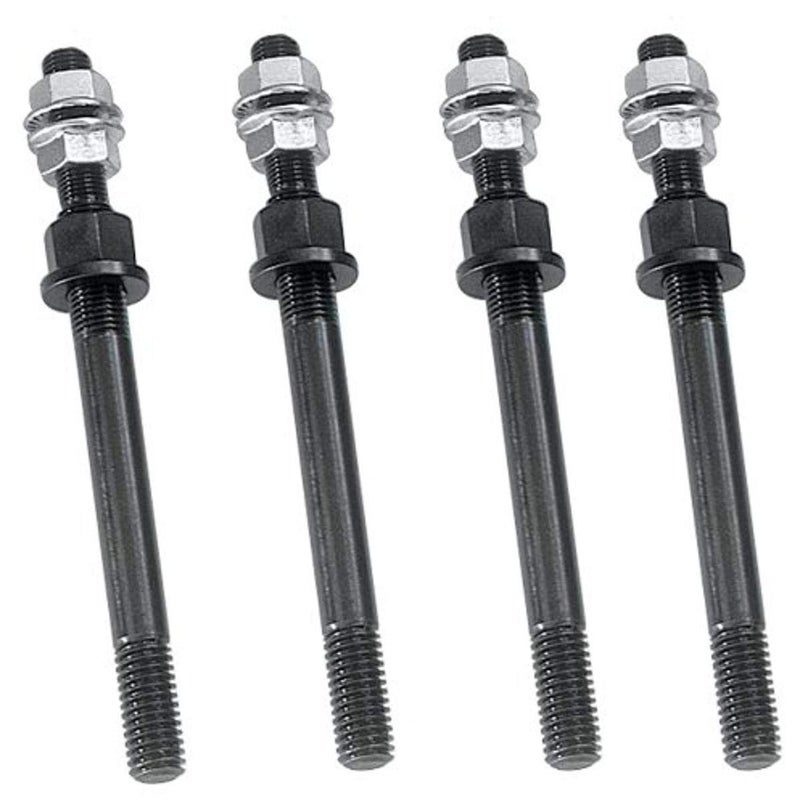Milodon 81151 170,000 PSI Tinsile Strength 8740 Chrome Moly 1/2" Premium Windage Tray Stud Kit for Small Block Chevy, Black - Image 2