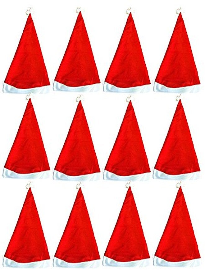 Funiverse Bulk 24 Pack Red and White Santa Hat - Adult Sized and Perfect for Any Christmas Holiday Event - Image 4
