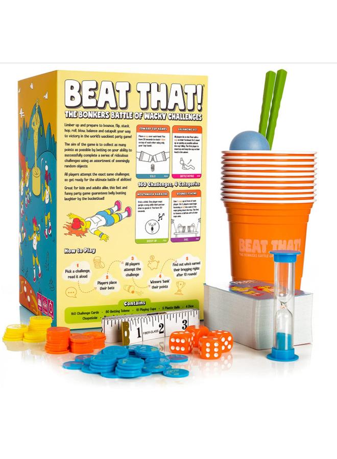 Bluejw English Family Gathering Game For Kids And Adults Card Beat That! -Beat His Crazy Battle - Image 5